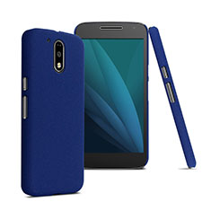 Schutzhülle Kunststoff Hülle Matt für Motorola Moto G4 Blau