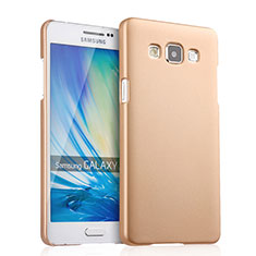 Schutzhülle Kunststoff Hülle Matt für Samsung Galaxy A5 SM-500F Gold