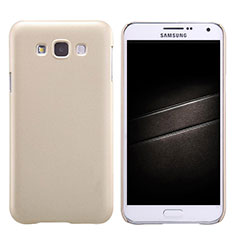 Schutzhülle Kunststoff Hülle Matt für Samsung Galaxy E7 SM-E700 E7000 Gold