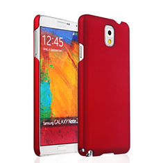 Schutzhülle Kunststoff Hülle Matt für Samsung Galaxy Note 3 N9000 Rot
