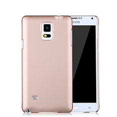 Schutzhülle Kunststoff Hülle Matt für Samsung Galaxy Note 4 SM-N910F Rosegold