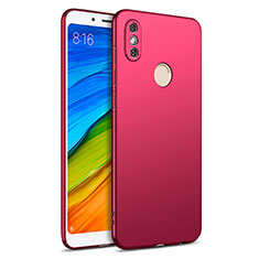 Schutzhülle Kunststoff Hülle Matt für Xiaomi Redmi Note 5 AI Dual Camera Rot