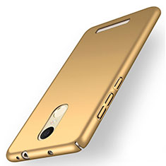Schutzhülle Kunststoff Hülle Matt M01 für Xiaomi Redmi Note 3 Pro Gold
