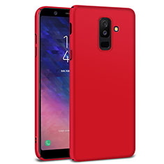 Schutzhülle Kunststoff Hülle Matt M02 für Samsung Galaxy A6 Plus (2018) Rot
