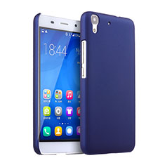Schutzhülle Kunststoff Tasche Matt für Huawei Y6 Blau