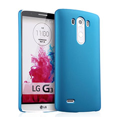 Schutzhülle Kunststoff Tasche Matt für LG G3 Hellblau