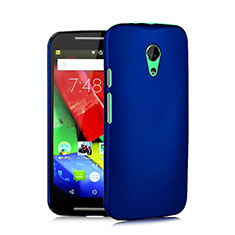 Schutzhülle Kunststoff Tasche Matt für Motorola Moto G (2nd Gen) Blau