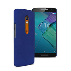 Schutzhülle Kunststoff Tasche Matt für Motorola Moto X Play Blau