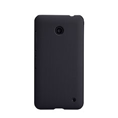 Schutzhülle Kunststoff Tasche Matt für Nokia Lumia 630 Schwarz