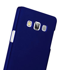 Schutzhülle Kunststoff Tasche Matt für Samsung Galaxy A3 Duos SM-A300F Blau