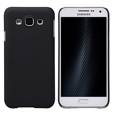 Schutzhülle Kunststoff Tasche Matt für Samsung Galaxy E5 SM-E500F E500H Schwarz