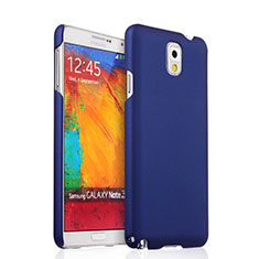 Schutzhülle Kunststoff Tasche Matt für Samsung Galaxy Note 3 N9000 Blau