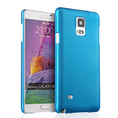 Schutzhülle Kunststoff Tasche Matt für Samsung Galaxy Note 4 SM-N910F Hellblau