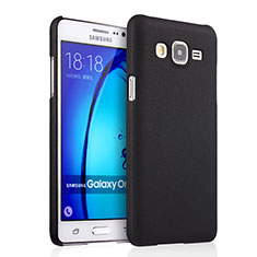 Schutzhülle Kunststoff Tasche Matt für Samsung Galaxy On7 Pro Schwarz