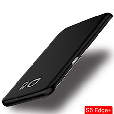 Schutzhülle Kunststoff Tasche Matt für Samsung Galaxy S6 Edge+ Plus SM-G928F Schwarz