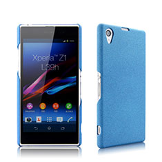 Schutzhülle Kunststoff Tasche Matt für Sony Xperia Z1 L39h Blau