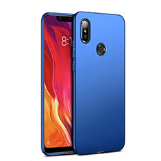 Schutzhülle Kunststoff Tasche Matt für Xiaomi Mi 8 Blau