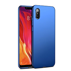 Schutzhülle Kunststoff Tasche Matt für Xiaomi Mi 8 Pro Global Version Blau