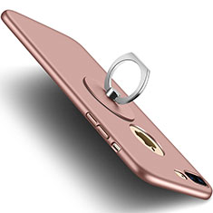Schutzhülle Kunststoff Tasche Matt Loch für Apple iPhone 8 Plus Rosa