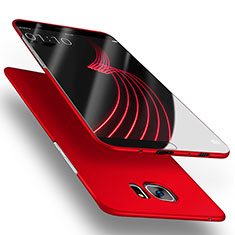 Schutzhülle Kunststoff Tasche Matt M03 für Samsung Galaxy S7 Edge G935F Rot