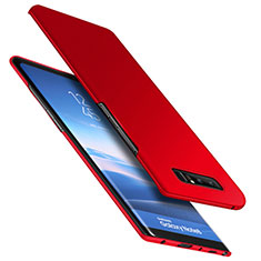 Schutzhülle Kunststoff Tasche Matt M05 für Samsung Galaxy Note 8 Rot