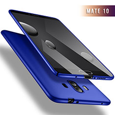 Schutzhülle Kunststoff Tasche Matt M07 für Huawei Mate 10 Blau