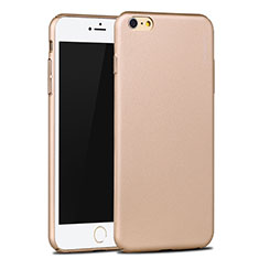 Schutzhülle Kunststoff Tasche Matt P04 für Apple iPhone 6S Gold