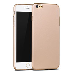 Schutzhülle Kunststoff Tasche Matt P06 für Apple iPhone 6 Plus Gold