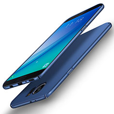 Schutzhülle Kunststoff Tasche Matt Q02 für Samsung Galaxy S6 Edge+ Plus SM-G928F Blau