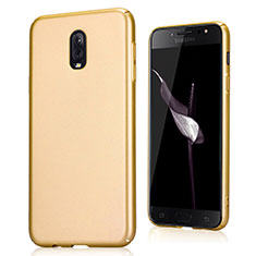 Schutzhülle Kunststoff Tasche Treibsand für Samsung Galaxy C7 (2017) Gold