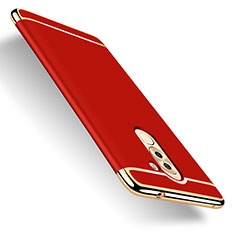 Schutzhülle Luxus Aluminium Metall für Huawei Honor 6X Rot
