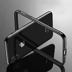 Schutzhülle Luxus Aluminium Metall Rahmen für Apple iPhone Xs Schwarz