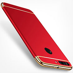 Schutzhülle Luxus Metall Rahmen und Kunststoff für Huawei Honor V9 Rot