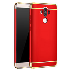 Schutzhülle Luxus Metall Rahmen und Kunststoff für Huawei Mate 9 Rot