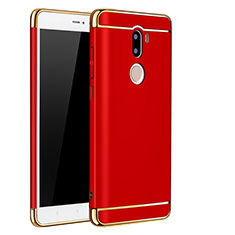 Schutzhülle Luxus Metall Rahmen und Kunststoff für Xiaomi Mi 5S Plus Rot