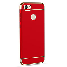 Schutzhülle Luxus Metall Rahmen und Kunststoff für Xiaomi Redmi Note 5A High Edition Rot