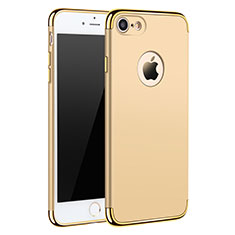 Schutzhülle Luxus Metall Rahmen und Kunststoff M01 für Apple iPhone SE (2020) Gold
