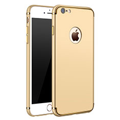 Schutzhülle Luxus Metall Rahmen und Kunststoff M02 für Apple iPhone 6S Gold