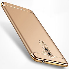 Schutzhülle Luxus Metall Rahmen und Kunststoff M02 für Huawei Honor 6X Gold