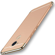 Schutzhülle Luxus Metall Rahmen und Kunststoff Schutzhülle Tasche M01 für Huawei Honor 6C Pro Gold