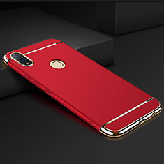 Schutzhülle Luxus Metall Rahmen und Kunststoff Schutzhülle Tasche M01 für Huawei Honor 8X Rot