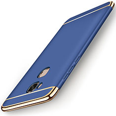 Schutzhülle Luxus Metall Rahmen und Kunststoff Schutzhülle Tasche M01 für Huawei Honor Play 5X Blau