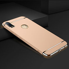 Schutzhülle Luxus Metall Rahmen und Kunststoff Schutzhülle Tasche M01 für Huawei Honor V10 Lite Gold