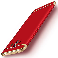 Schutzhülle Luxus Metall Rahmen und Kunststoff Schutzhülle Tasche M01 für Huawei Mate 10 Rot