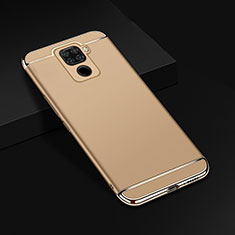 Schutzhülle Luxus Metall Rahmen und Kunststoff Schutzhülle Tasche M01 für Huawei Mate 30 Lite Gold