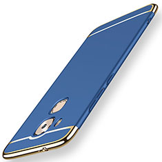 Schutzhülle Luxus Metall Rahmen und Kunststoff Schutzhülle Tasche M01 für Huawei Mate 7 Blau