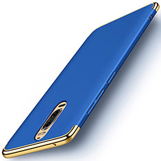 Schutzhülle Luxus Metall Rahmen und Kunststoff Schutzhülle Tasche M01 für Huawei Mate 9 Pro Blau