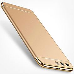 Schutzhülle Luxus Metall Rahmen und Kunststoff Schutzhülle Tasche M01 für Huawei P10 Plus Gold