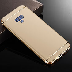 Schutzhülle Luxus Metall Rahmen und Kunststoff Schutzhülle Tasche M01 für Samsung Galaxy Note 9 Gold