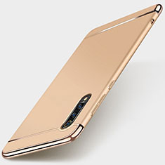 Schutzhülle Luxus Metall Rahmen und Kunststoff Schutzhülle Tasche M01 für Xiaomi Mi 9 Lite Gold